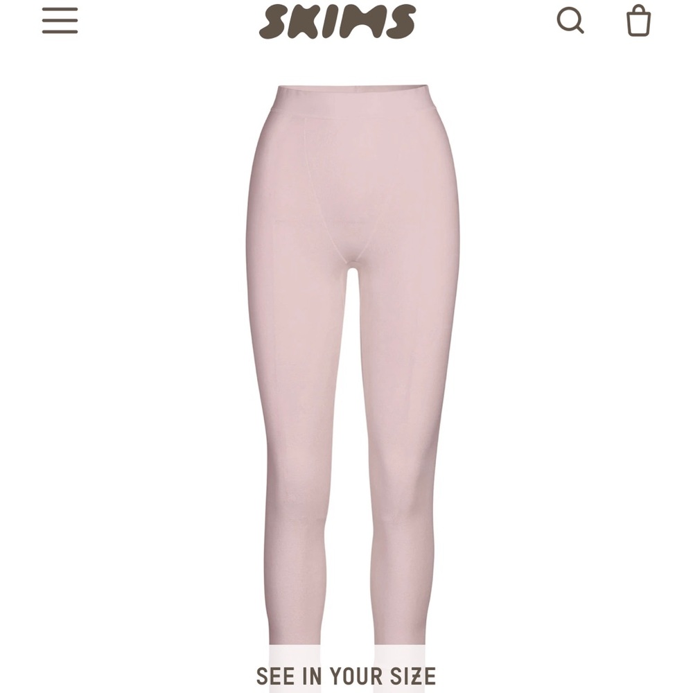 SKIMS - Pointelle Logo Legging - Size 3X